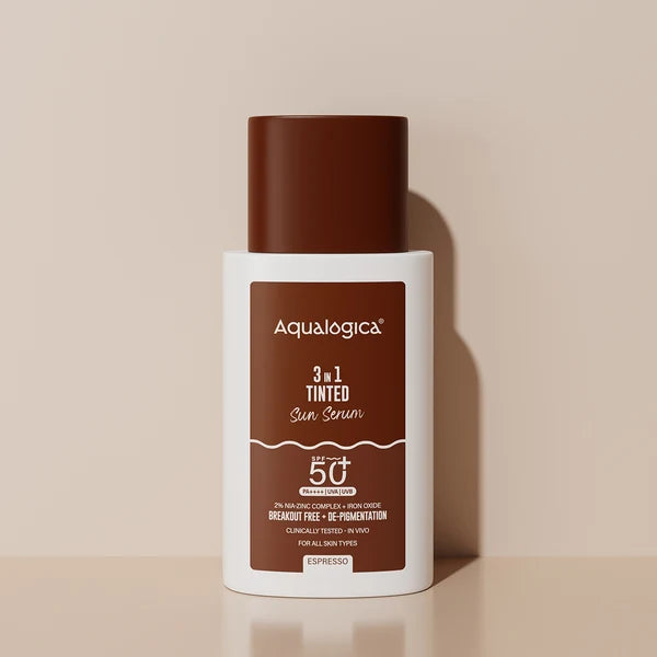 Aqualogica 3-in-1 Tinted Sun Serum