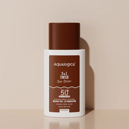 Aqualogica 3-in-1 Tinted Sun Serum