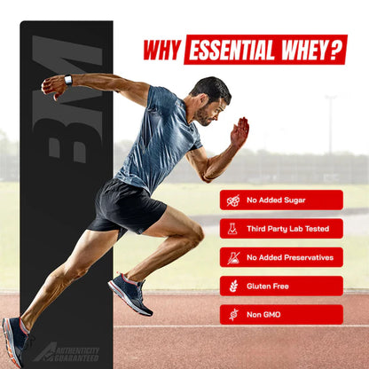 Big Muscles Nutrition Essential Whey - 1 kg - Rich Chocolate