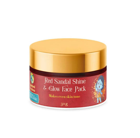 Lakshmi Krishna Red Sandal Shine & Glow Face Pack -