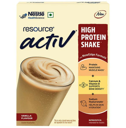 Nestle Resource Activ Powder - Vanilla Flavor - 400 gm