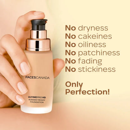 Faces Canada Ultime Pro Hd Runway Ready Foundation - Warm Sand 06 - 30 ml