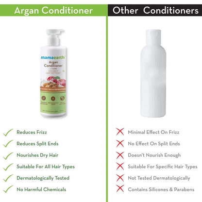Mamaearth Argan Conditioner For Frizz-Free & Strong Hair
