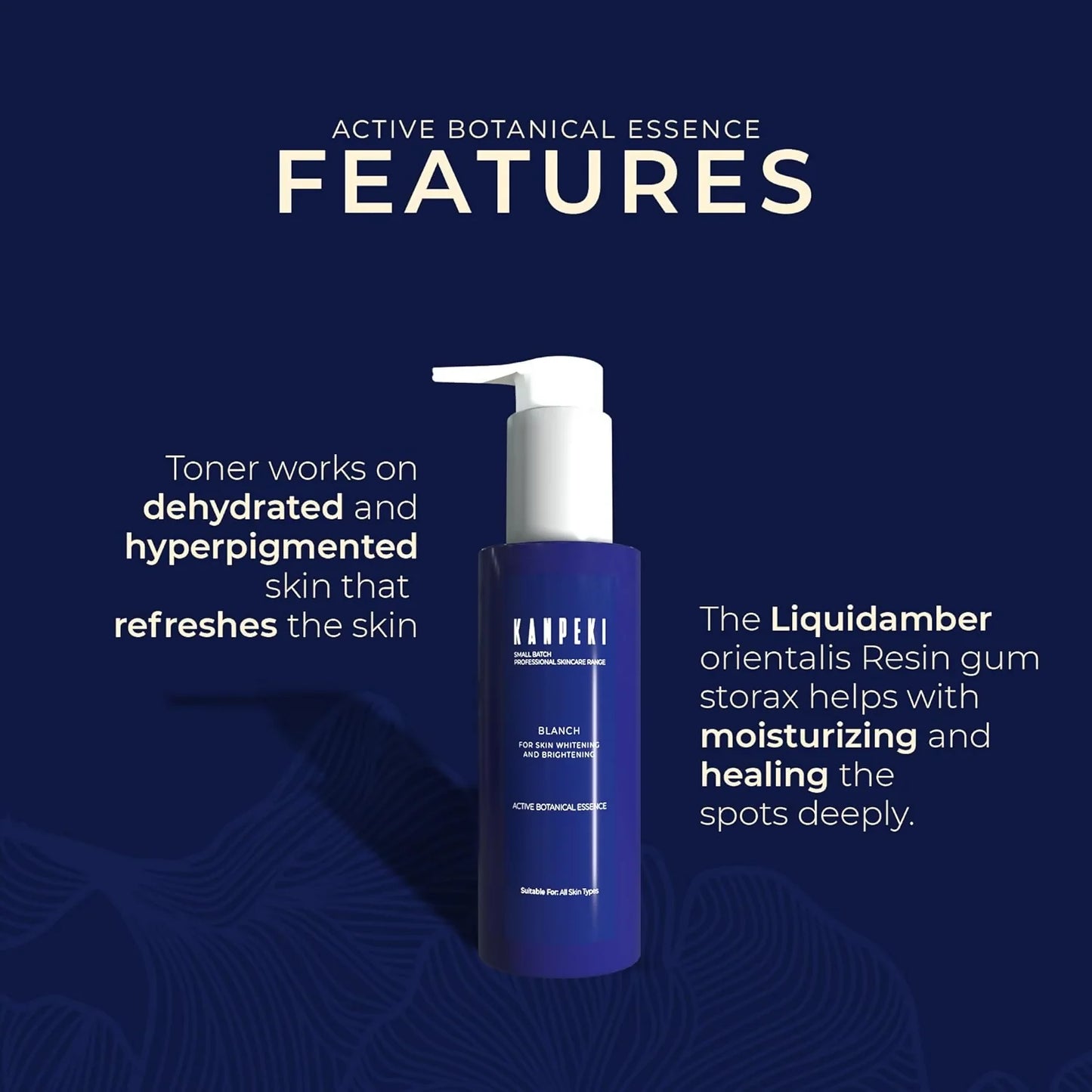 Kanpeki Blanch Active Botanical Essence| Skin Toner for Daily Use - 75 gm