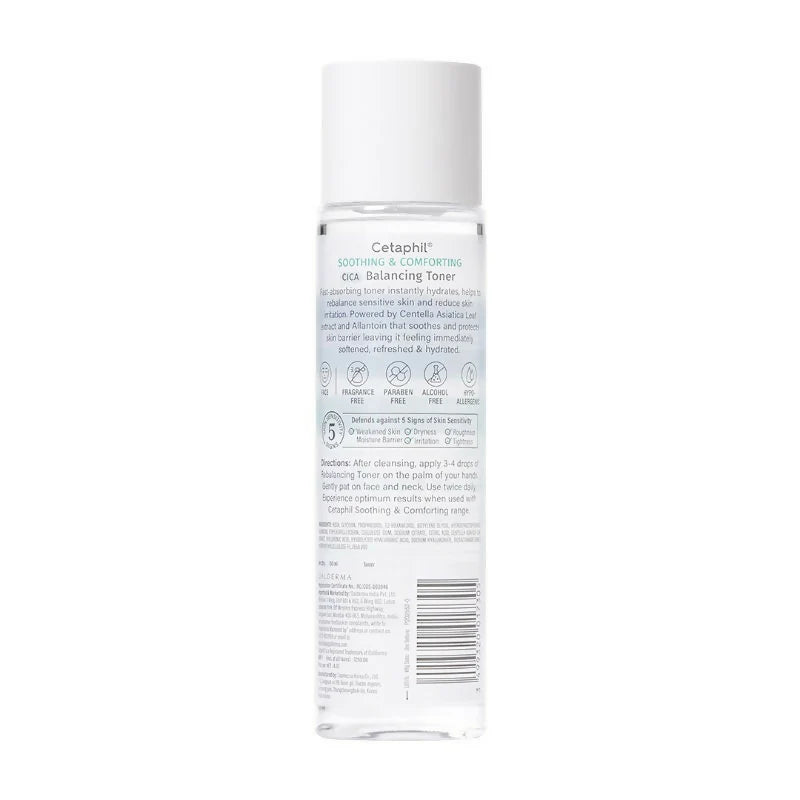 Cetaphil CICA Toner, Skin Barrier Protection, Reduces Irritation - 150 ml