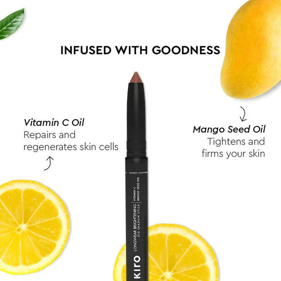 Kiro Long Wear Brightening Eye Shadow Stick - Nude Pearl - 1.4 gm