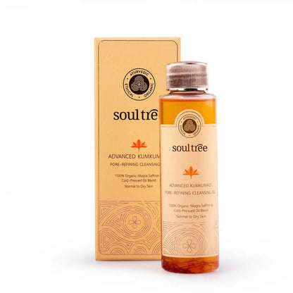 Soultree Advanced Kumkumadi Pore-Refining Cleansing Oil - 105 ml