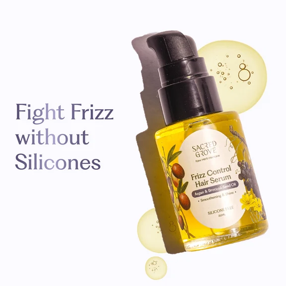 Sacred Grove Argan & Broccoli Seed Frizz Control Serum - 30 ml