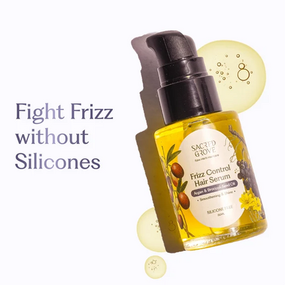 Sacred Grove Argan & Broccoli Seed Frizz Control Serum - 30 ml