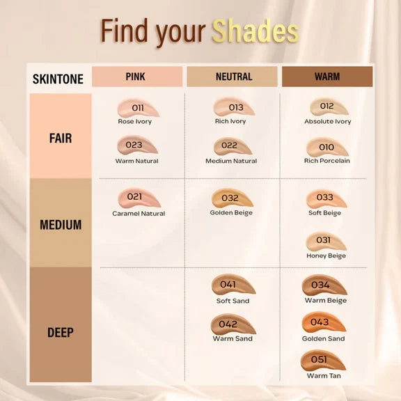 Faces Canada All Day Hydra Matte 3 in 1 Foundation - Rich Ivory 013 - 30 ml