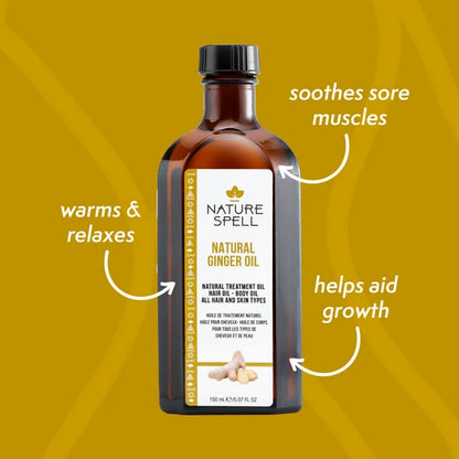 Nature Spell Ginger Oil For Hair & Skin - 150 ml