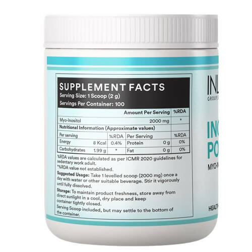 Inlife Inositol Powder - 200 gm