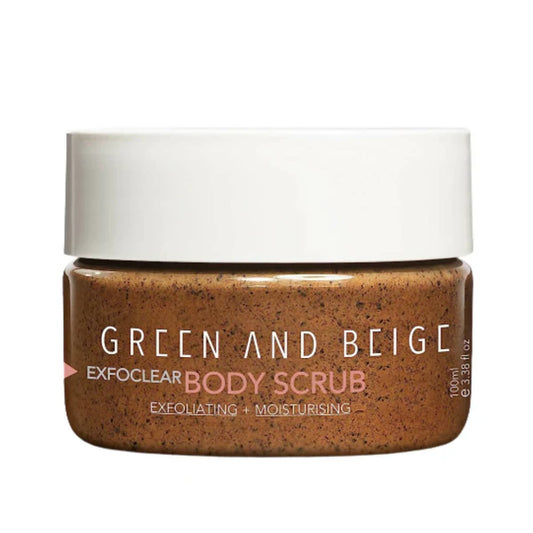 Green And Beige Exfoclear Body Scrub - 100 ml