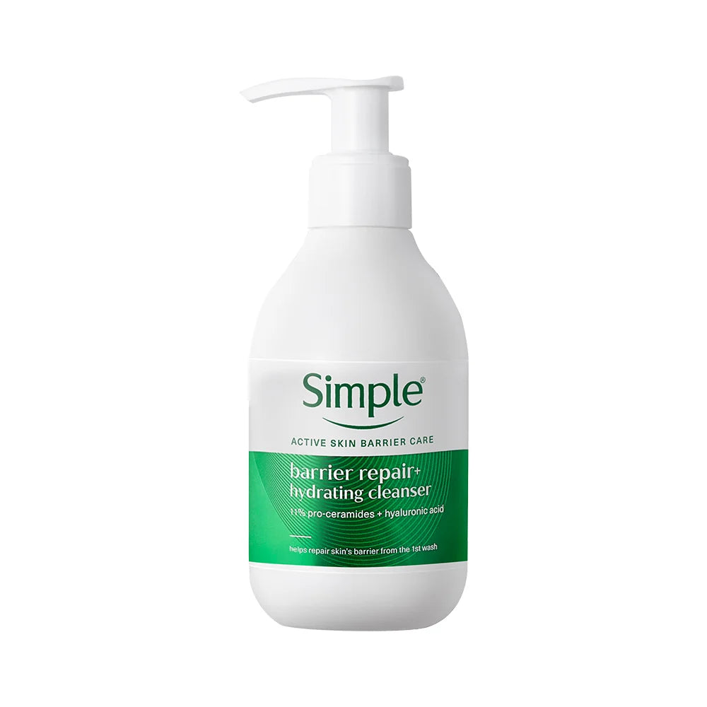 Simple Repair+ Active Barrier Repair Hydrating Cleanser, 150ml