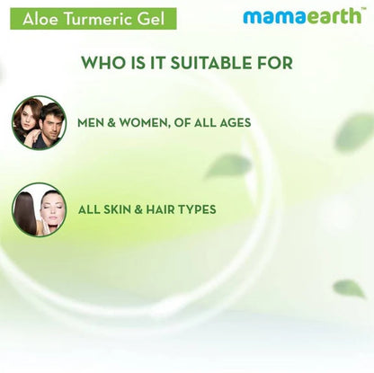 Mamaearth Aloe Turmeric Gel For Skin & Hair - 150 ml