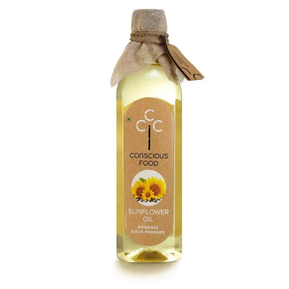 Conscious Food Organic Sunflower Cold Pressed Oil