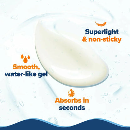 Aqualogica Glow+ Hydra Gel Moisturizer with Vitamin C & Papaya, Non Sticky & Quick Absorbing for Glowing Skin - 200 gm