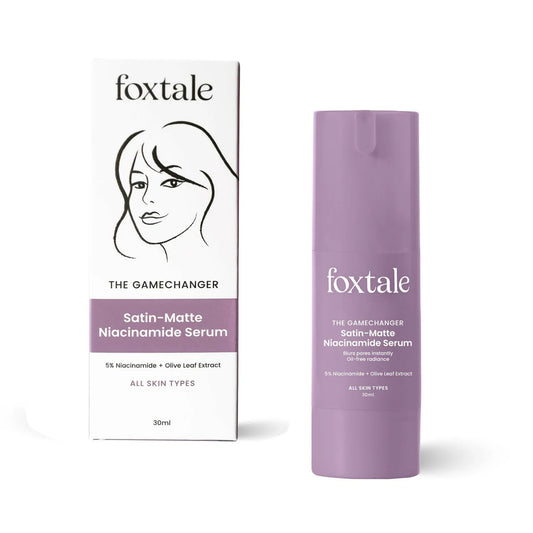 Foxtale 5% Niacinamide Face Serum - Fades Blemishes & Acne Marks, Reduce Dark Spots, Controls Oil and Brightens Skin