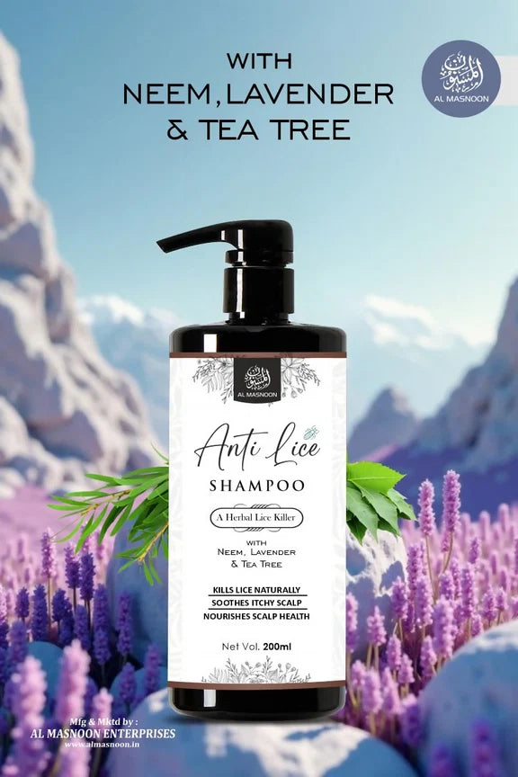 Al Masnoon Anti-Lice Hair Oil & Shampoo - combo