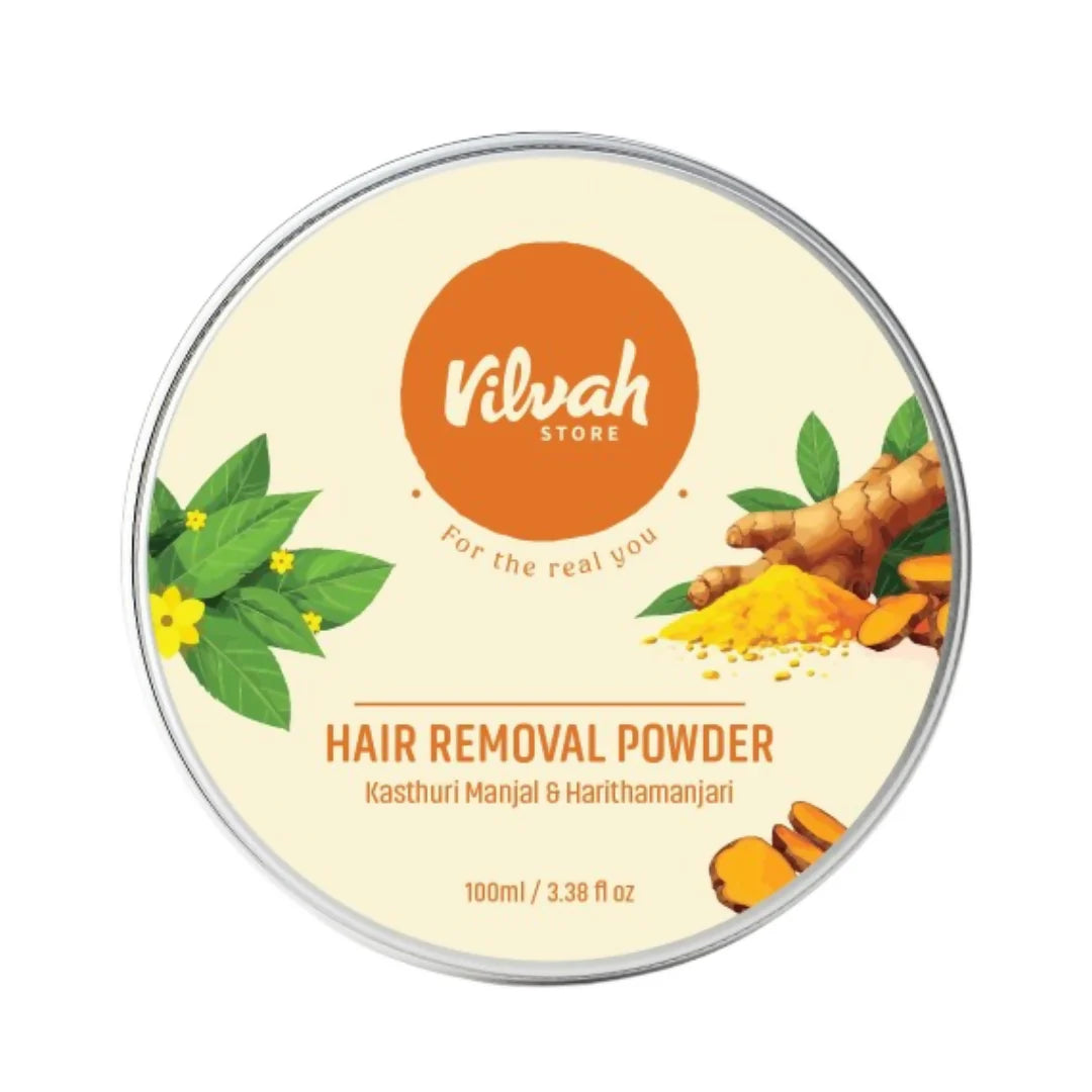 Vilvah Store Natural Hair Removal Powder For All Skin Types