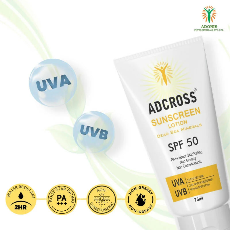 Adonis Adcross Sunscreen Lotion - 75 ml