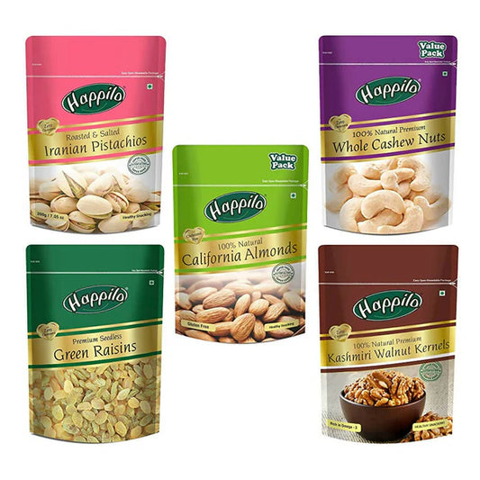 Happilo Premium Healthy Monthly Dry Fruits Combo - Combo