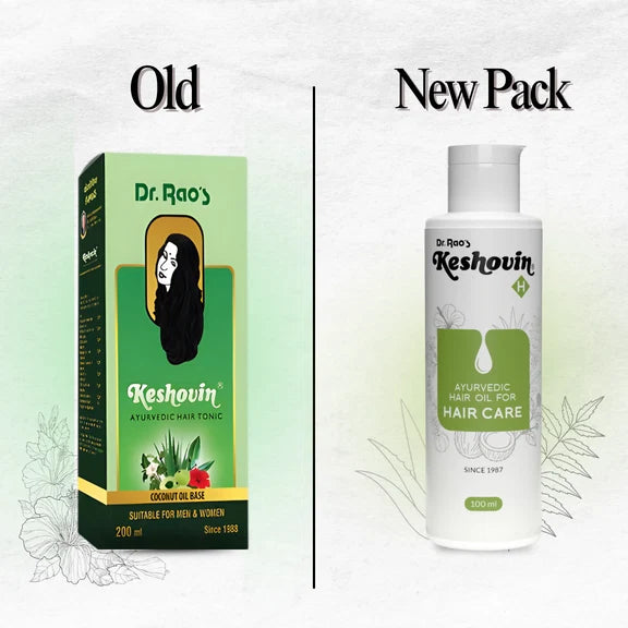 Dr. Rao's Keshovin -H Ayurvedic Hair Growth Oil - 200 ml