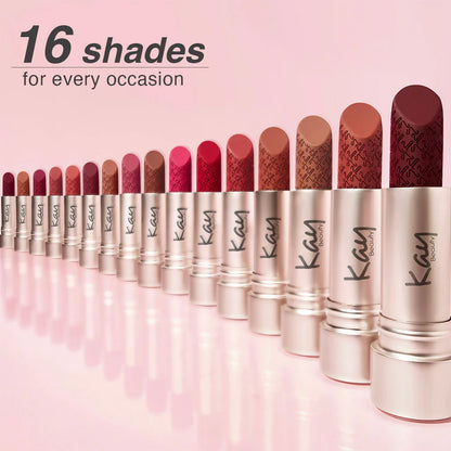 Kay Beauty Hydra Cr??me Hydrating Full Coverage Lipstick with Hyaluronic Acid- Grace