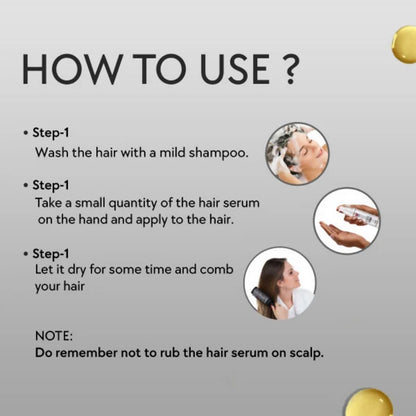 Zobha Argan Oil Hair Serum For Silky Smooth Hair - 50 ml