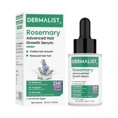 Dermalist Rosemary Hair Growth Serum with 3% Redensyl, 4% AnaGain & 3% Baicapil