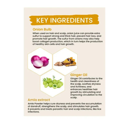 Oshea Herbals Onion & Ginger Hair Serum - 110 ml