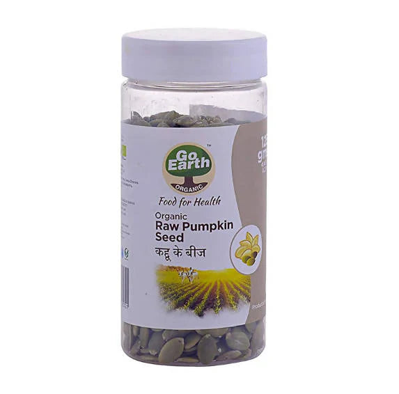Go Earth Organic Raw Pumpkin Seeds - 125 gm