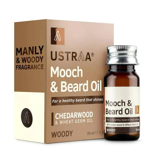 Ustraa Woody Mooch and Beard Oil - 35 ml