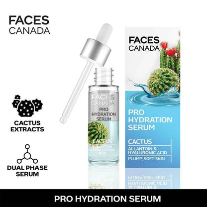 Faces Canada Pro Hydration Serum - Cactus - 27 ml
