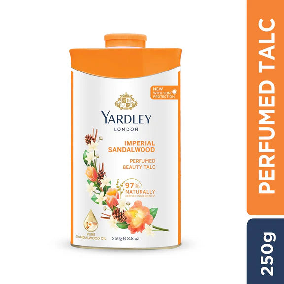 Yardley London Imperial Sandalwood Talc For Women - 250 gm