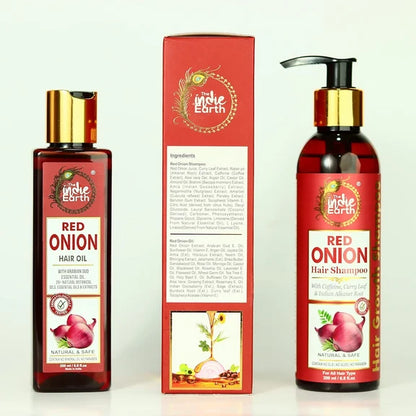 The Indie Earth Red Onion Anti Hair Loss & Hair Growth Combo - combo