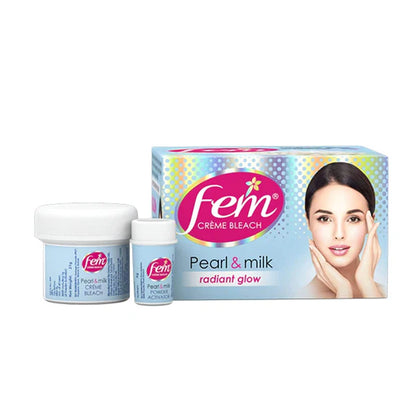 Fem Fairness Naturals Pearl Cream Bleach - Pack of 2