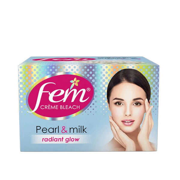 Fem Fairness Naturals Pearl Cream Bleach - Pack of 2
