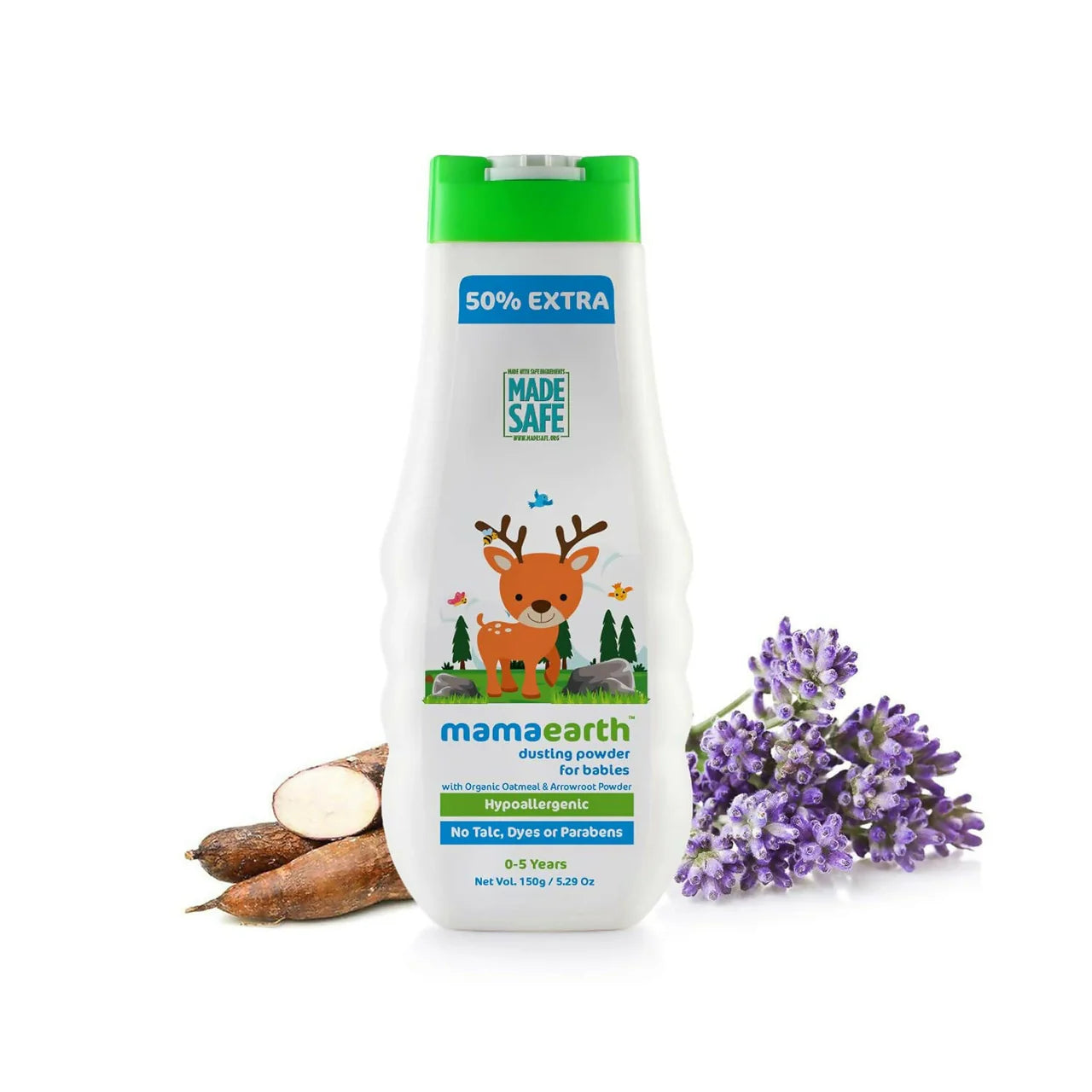 Mamaearth Dusting Powder & Gentle Cleansing Shampoo & Daily Moisturizing Lotion -combo