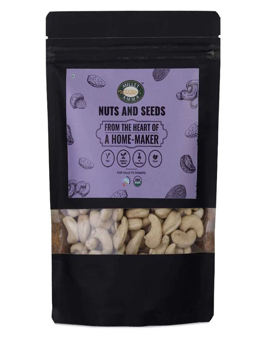 Millet Amma Organic Cashew Nuts - 250 gm