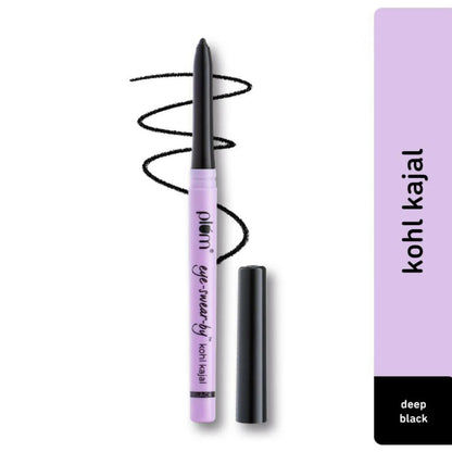 Plum Eye-swear-by Kohl Kajal - Deep Black - 0.35 gm