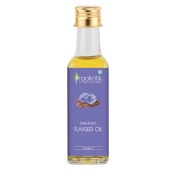 Praakritik Organic Flaxseed Oil - 100 ml