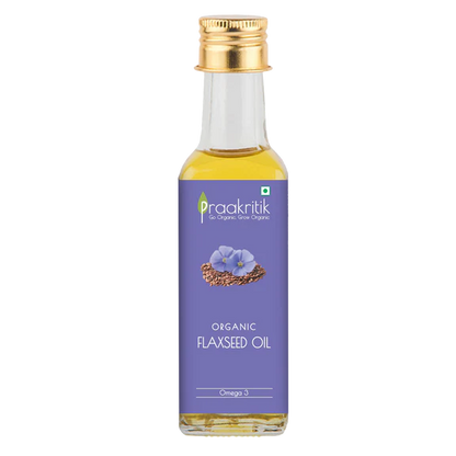 Praakritik Organic Flaxseed Oil - 100 ml