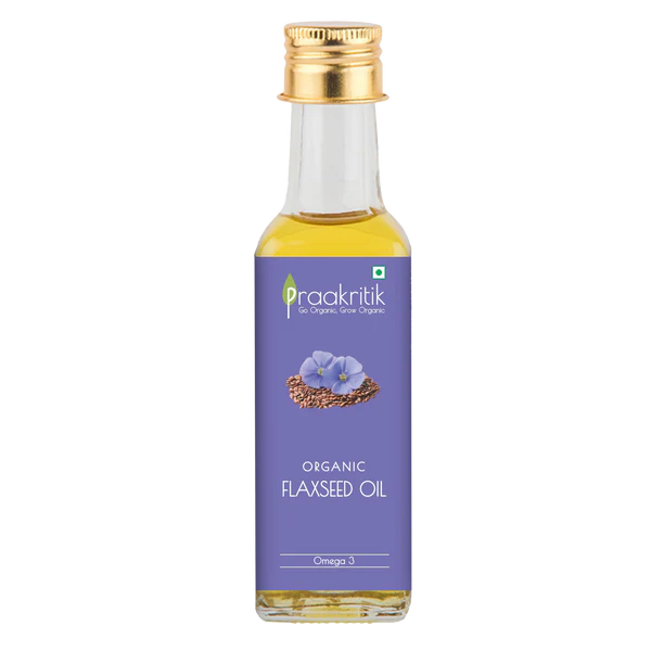 Praakritik Organic Flaxseed Oil - 100 ml