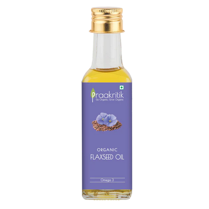 Praakritik Organic Flaxseed Oil - 100 ml