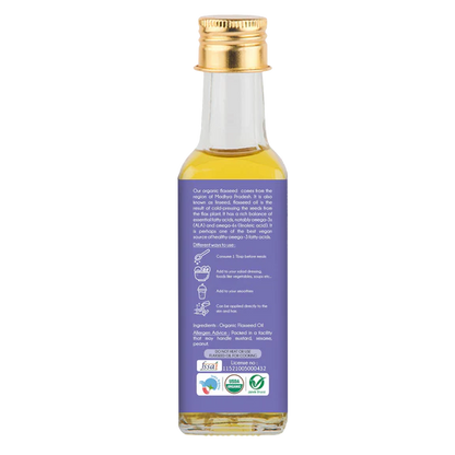 Praakritik Organic Flaxseed Oil - 100 ml