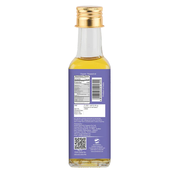 Praakritik Organic Flaxseed Oil - 100 ml