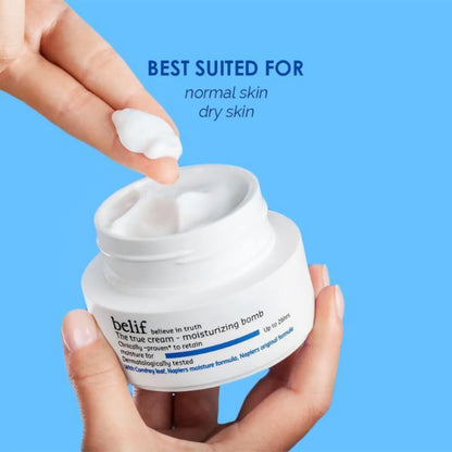 Belif The True Cream Moisturizing Bomb Clinically Proven To Retain Moisture - 50 ml