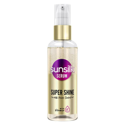 Sunsilk Super Shine Hair Serum For Dry Frizzy Hair, Vitamin E Nourishment, 48 hour frizz free - 100 ml