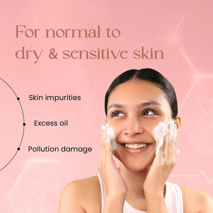 Foaming Face Wash (100ml) | For Normal, Dry or Sensitive skin
